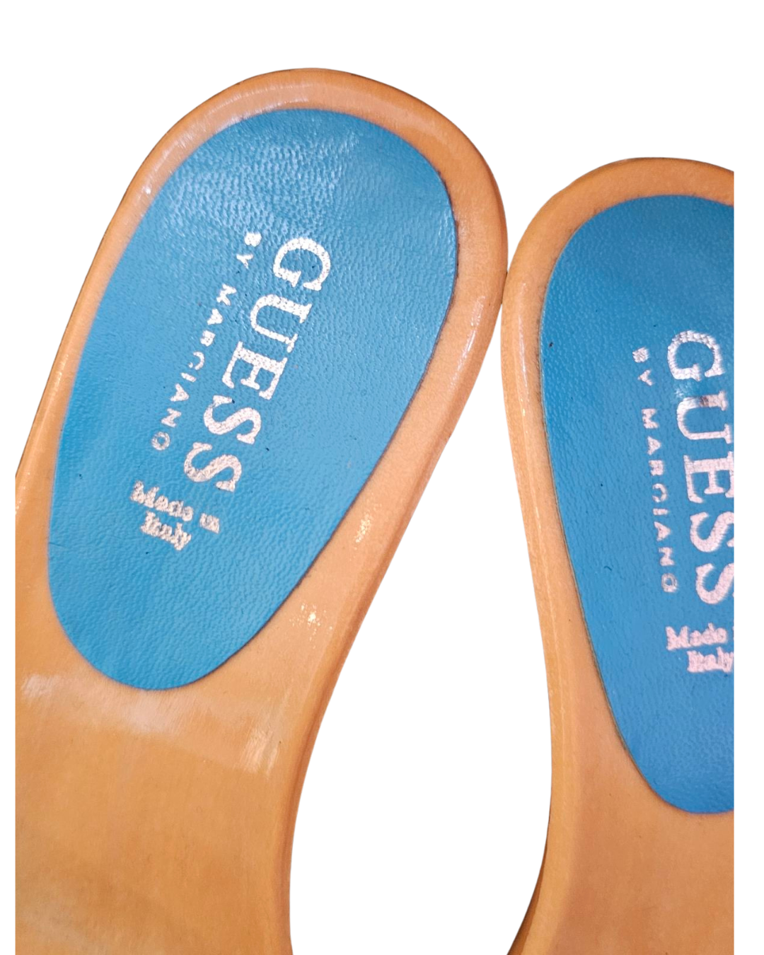 Guess γαλάζια διάφανα τσόκαρα