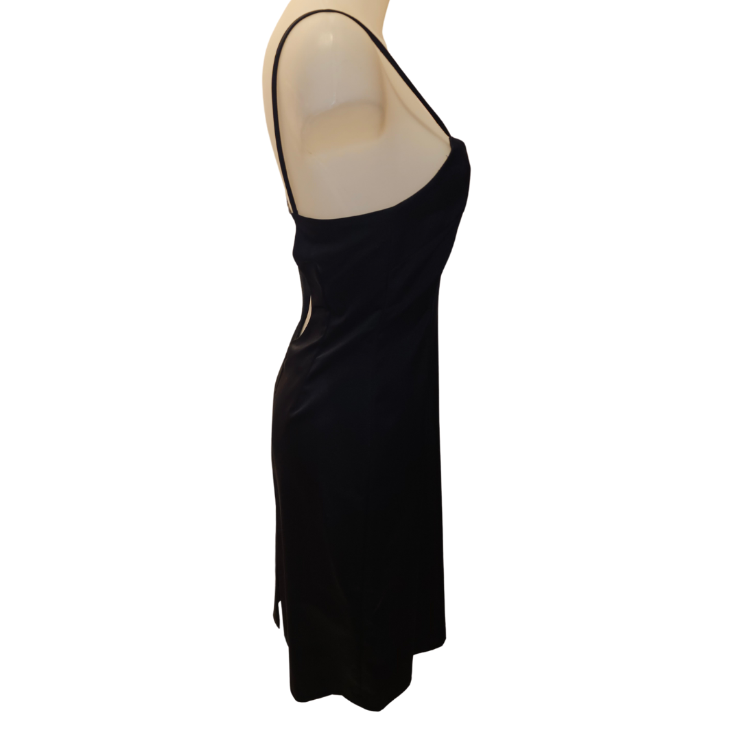 Φόρεμα midi μαύρο GUESS