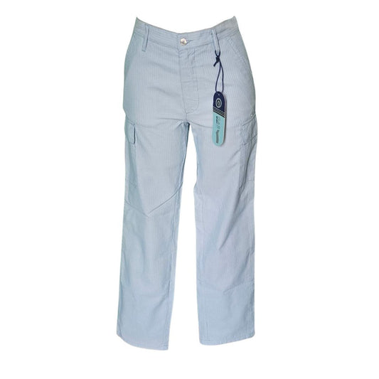 cargo,babyblue color,σπορ,κανονικη μεση
με ρίγα στην ύφανση,καθημερινο,καλοκαιρινο
