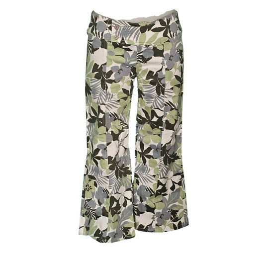 crop pant ,floral,καμπανα,vintage,καθημερινο,σπορ,καλοκαιρινο,vintage