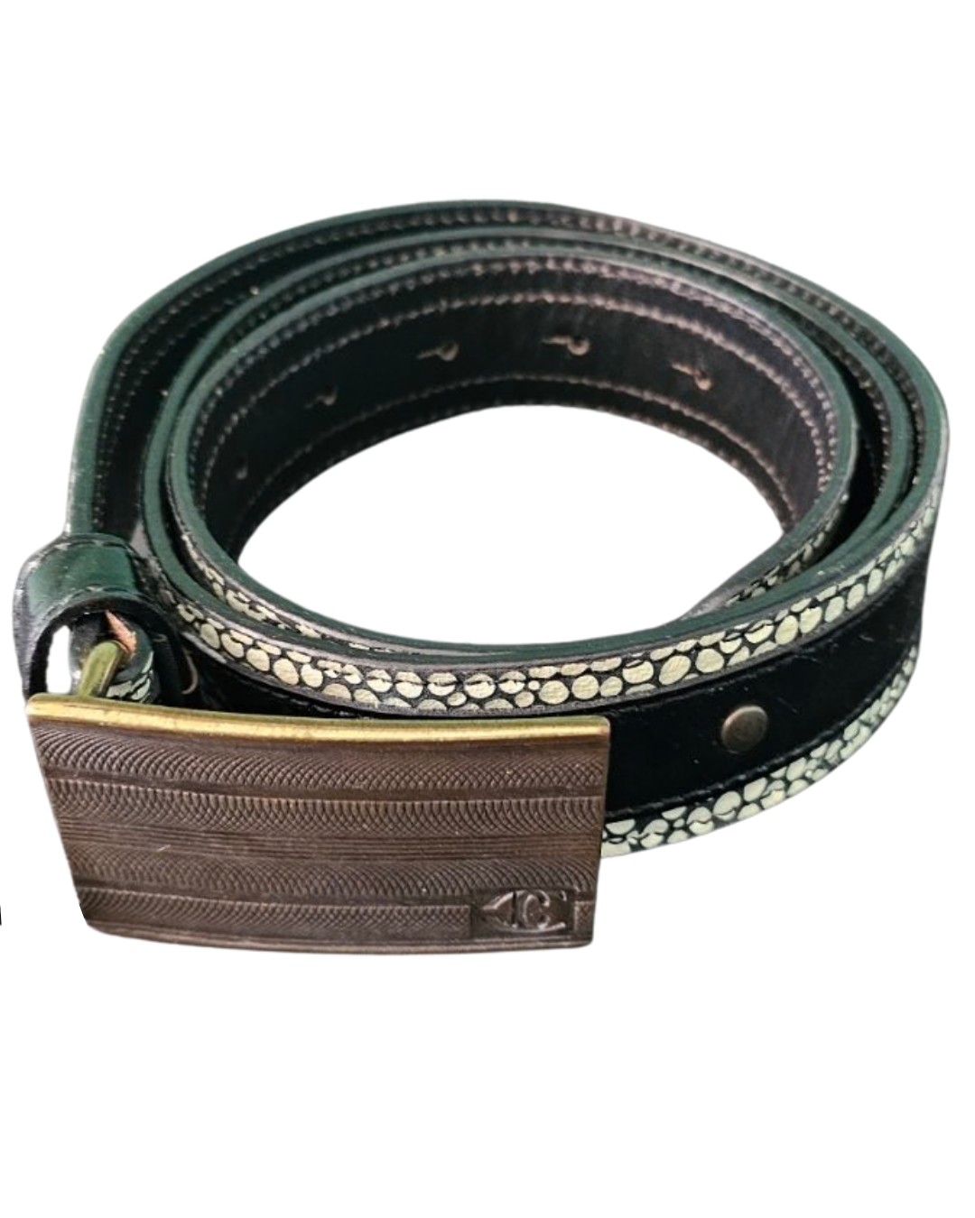 ζώνη μεταλλική αγκράφα αντρική γυναικεία βιταντζ δερμάτινη ασπρόμαυρη τρουκς με το μπράντ just cavalli leather belt vintage made in italy ιταλικη για γαμο για βαπτιση για κουμπαρα κουμπαρο νονο δωρο δωρο αρραβωνων δωρο για το φιλο μου δωρο για το αγορι μου δωρο για το κοριτσι μου για το γιατρο μου για τον καθηγητη μου δωρο αποφοιτησης δωρο ορκομωσιας για τζην για κοστουμι με φορεμα με φουστα με βερμουδασ με σακακι πανω απο παλτο πανω απο σακακι δωρο επετοιου δωρο συνταξιοδοτησης για τον αδερφο 
