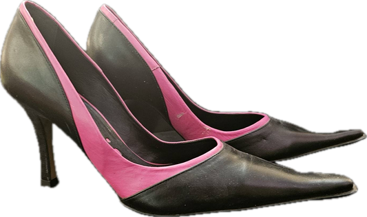 δερμάτινες γόβες,ψηλοτακουνες,μυτερες,ναυρο,φουξια,γαμος,βαπτιση,καλεσμενη,νονα,κουμπαρα,ανετες,ρετρο ,βιταντζ
